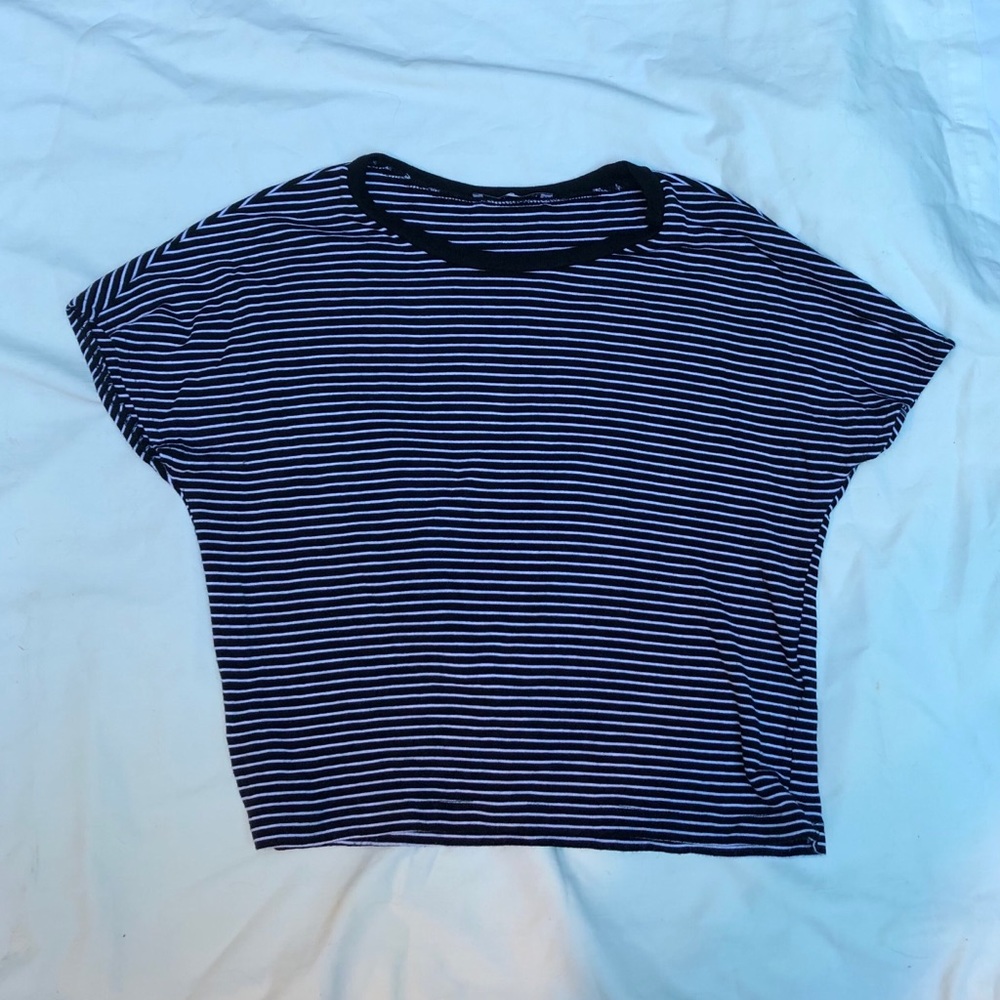 3/$20 ZARA striped crop top sz medium